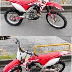 Honda CRF450R 2017年モデル カスタム総額100万円超 リクルスクラッチ セルスターター ヨシムラマフラー モタードホイール付の画像