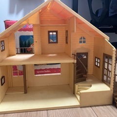 シルバニア　赤い屋根の大きなお家の画像