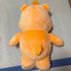 ケアベア ビッグ ぬいぐるみ🧸①オレンジの画像