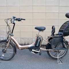 {受付中}🔴⭐️超特価⭐🔴電動自転車 ブリヂストン 20インチ 子供乗せ 中古 092902の画像