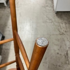 I2510-102 カウンターチェア 木製 スツール 中古の画像