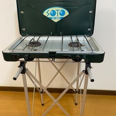 キャンプ用品　マルチポータブルスタンドの画像