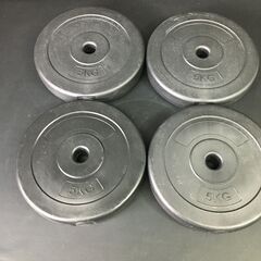ダンベルプレート YT-DB60S 5kg×4個セット 筋トレ フィットネス トレーニング 25j菊①の画像