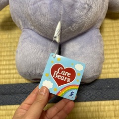 ケアベア ぬいぐるみ🧸②パープルの画像