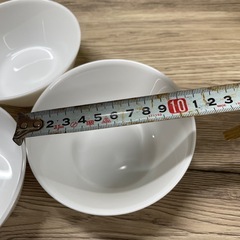 白　ボール皿　3枚セットの画像