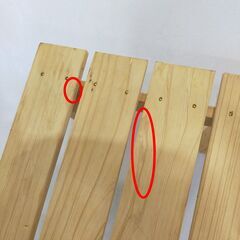 △ 杉万能台(大) 木製踏台 木製 60×28×20cm 深いキズと破損あり 現状渡しの画像