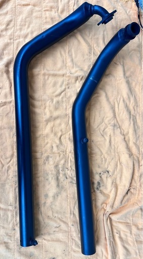 YAMAHA ドラックスター250 社外マフラー　ドラッグパイプマフラー　メーカー不明　VG02J -07