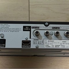 SHARP ブルーレイディスクレコーダー BD-W515の画像