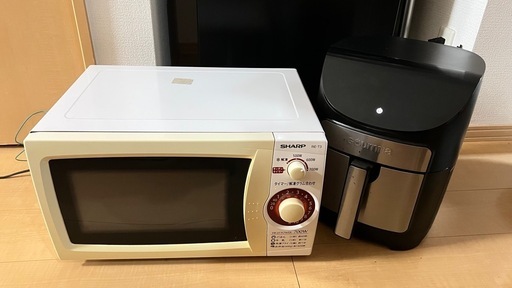 電気レンジとエアフライヤー