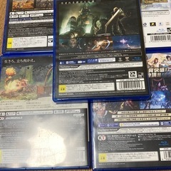 PS4.5ゲームソフト5本セット売りの画像