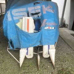 イセキ 2条刈 コンバイン中古の画像