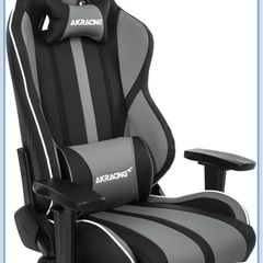 AKRacing ゲーミング座椅子 グレー 灰 極坐の画像