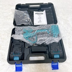 電動剪定はさみ 18V バッテリー式, 直径40mm切断, 4段階開き角度調整可能, 4枚刃, 電動ばさみ 剪定鋏 枝切り 軽量, 庭木/果樹/園芸用, 日本語取扱説明書付きの画像