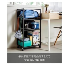 スチールワゴン、キャスター付きの画像