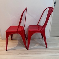 【2脚セット】トリックス TOLIX エーチェア A-Chair 赤色
の画像