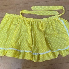 水玉エプロン子供用の画像
