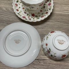 ティーカップ　花柄の画像