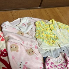 女の子　ベビー服５枚セットの画像