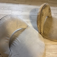 ニトリ座椅子カバー付き 2個セットの画像