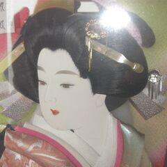羽子板飾り　ケース入りの画像