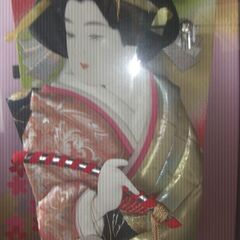 羽子板飾り　ケース入りの画像