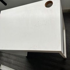 【無料】IKEA MICKE ミッケ デスク ホワイト 73×50cm｜八幡西区 引き取りの画像