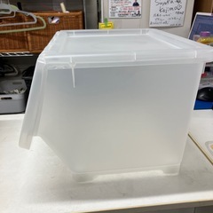 I2510-107 収納BOX 中古 キャスター付きの画像
