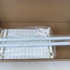 工具不要！突っ張りキッチンラック 2段 幅40㎝ 高さ68~110cm調節伸縮式
の画像