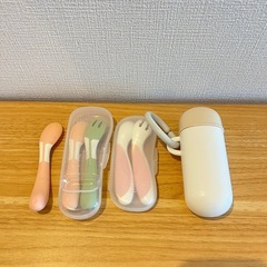 離乳食　スプーン　フォーク　セット　お菓子ケースの画像