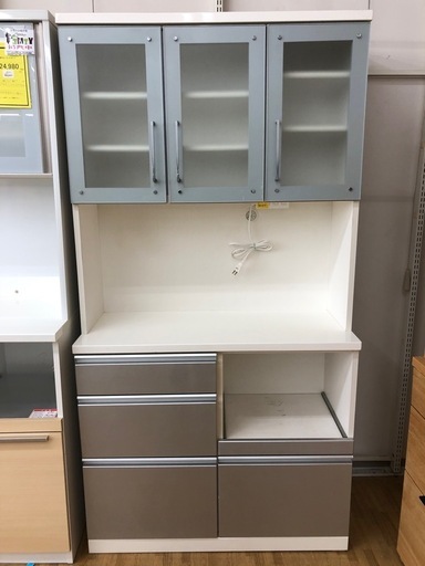 【ドリーム川西店御来店限定】☆ジモティー見たよ♪割引☆  3枚扉ｵｰﾌﾟﾝﾎﾞｰﾄﾞ ブラウン クリーニング済み 【99560000027255】