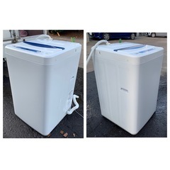 【札幌市内軒先配達無料】2019年製　YAMADA 5kg 洗濯機【YWM-T50G1】の画像