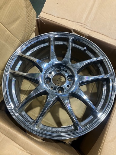 WORK emotion CR  kiwami PCD100 4h 17インチ 7J+47