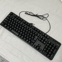 有線キーボード　ELECOM TK-FCM104BKの画像