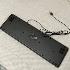 有線キーボード　ELECOM TK-FCM104BKの画像