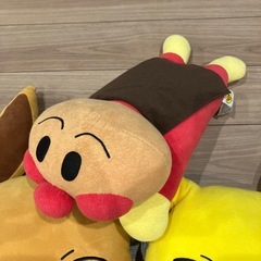 キャラクターぬいぐるみ　抱き枕　アンパンマン　ピカチュウ  イーブイの画像