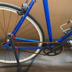 ロードバイク　ピスト　自転車の画像