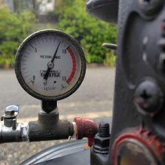 実働　コンプレッサ　１００V　容量59L　引取限定の画像