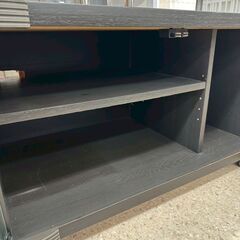 ★リユースのサカイ高崎店★TJ12971  テレビ台 黒 H45×D44×W75 クリーニング済みの画像
