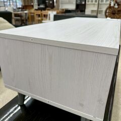★リユースのサカイ高崎店★TJ12973  テレビ台 白 H33×D40×W90 クリーニング済みの画像