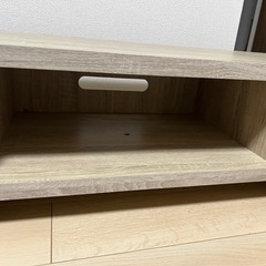 LOWYA ローテレビ台 (52型対応、オーク色)の画像