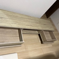 LOWYA ローテレビ台 (52型対応、オーク色)の画像