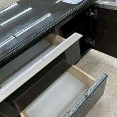 ★リユースのサカイ高崎店★TJ12974 (株)ニトリ テレビ台 黒 H46×D45×W150 クリーニング済みの画像