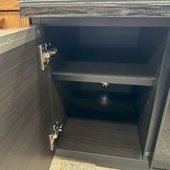 ★リユースのサカイ高崎店★TJ12974 (株)ニトリ テレビ台 黒 H46×D45×W150 クリーニング済みの画像