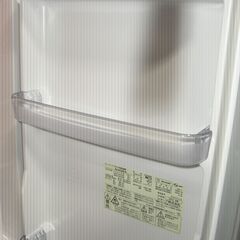 シャープ　冷蔵庫　1人～2人用に最適な大きさの画像