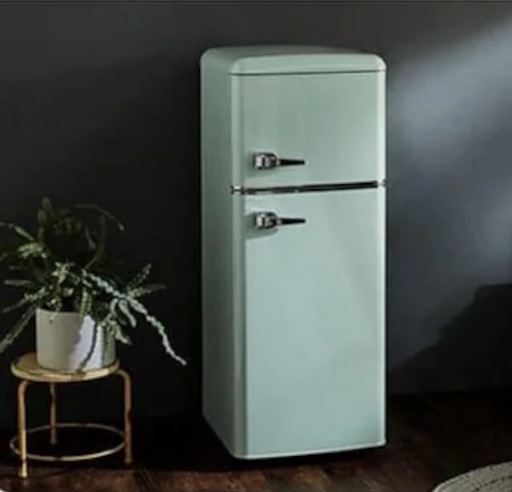✴︎超美品！キレイです✴︎ほぼ使ってません　2023年製　 アイリスオーヤマ　ミントグリーン　レトロ　可愛い冷蔵庫　説明書付　定価40480円