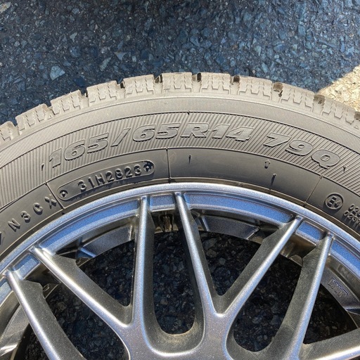 ⭐️イボ付ほぼ新品！超美品スタッドレス・ホイールセット165/65R14 ハスラー