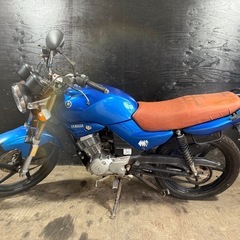 ★支払総額8.2万円★買取強化中！まずはカンタン無料査定！ ヤマハ YBR125 青 激安小型！ リアキャリア付き！ 低燃費！ カスタムベースに♪の画像