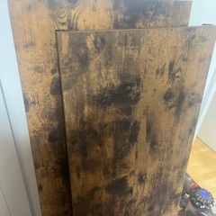 ニトリ　ローテーブル　ステイン家具の画像