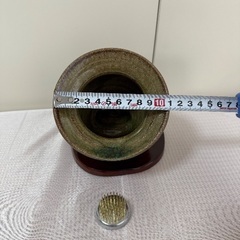 花器　生花　剣山付　未使用の画像