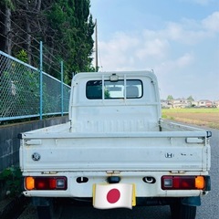 ホンダ軽トラック、パワステ、5MT.AC、車検2027年8月20日まで　走行距離 104000キロ乗って帰ること可能です。の画像